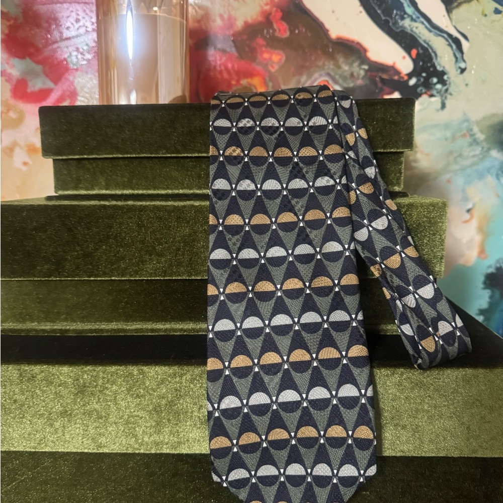 Danielli Milano Elegant Geometric Patterned Tie
